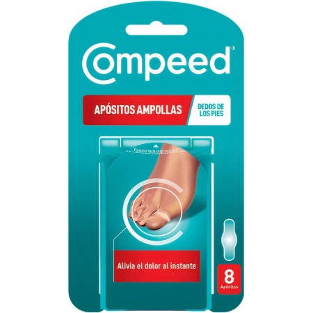 COMPEED AMPOLLAS HIDROCOLOIDE DEDOS DE LOS PIES 8 APOSITOS
