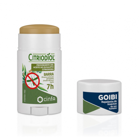 GOIBI REPELENTE DE INSECTOS MOSQUITOS CITRIODIOL EN BARRA 50 ML