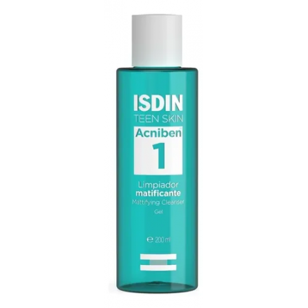 ISDIN OILY SKIN ACNIBEN LIMPIADOR MATIFICANTE GEL 200 ML