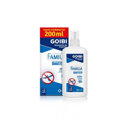 GOIBI FAMILIA FORTE REPELENTE DE INSECTOS MAXI FORMATO SPRAY 200 ML