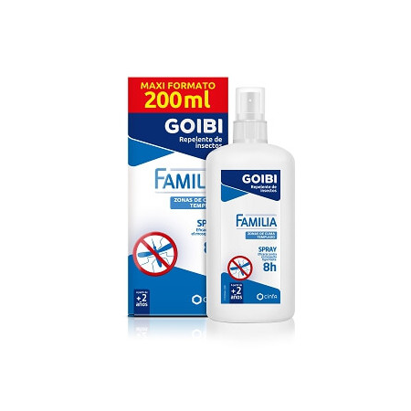 GOIBI FAMILIA FORTE REPELENTE DE INSECTOS MAXI FORMATO SPRAY 200 ML