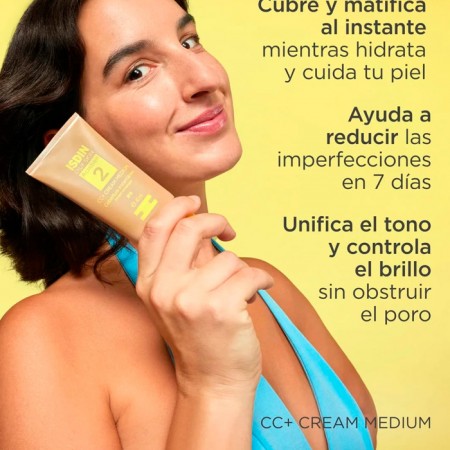 ISDIN OILY SKIN ACNIBEN CC+ CREAM SPF30 COLOR MEDIUM 40 ML