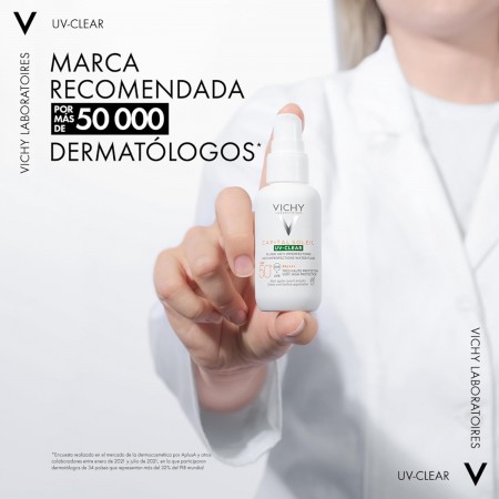 VICHY CAPITAL SOLEIL SPF50+ UV CLEAR ANTIIMPERFECCIONES FLUIDO 50 ML