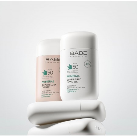 BABE MINERAL SUPER FLUID COLOR SUNSCREEN SPF50 FLUIDO CON COLOR 50 ML