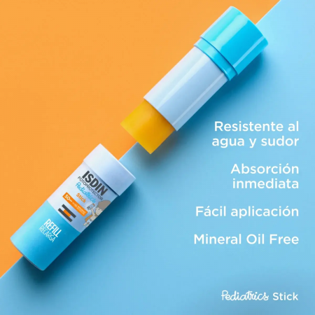 ISDIN FOTOPROTECTOR PEDIATRICO SPF50 RECARGA STICK INVISIBLE 50 ML