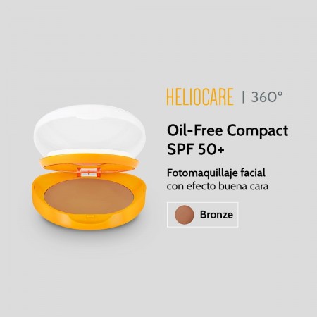 HELIOCARE 360º SPF 50+ OIL-FREE COMPACT PROTECTOR SOLAR 10 G COLOR BRONZE