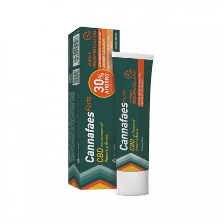 CANNAFAES FORTE CBD ROMERO Y ARNICA CREMA 120 ML