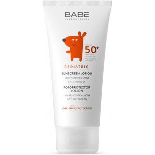 BABE PEDIATRIC FOTOPROTECTOR 50+ CARA Y CUERPO LOCION 100 ML