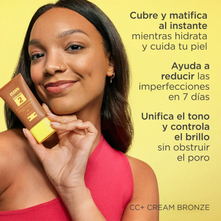 ISDIN OILY SKIN ACNIBEN CC+ CREAM SPF30 COLOR BRONZE 40 ML