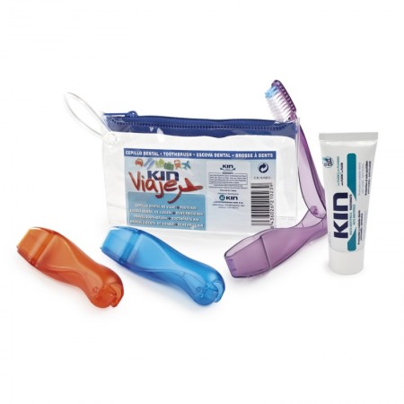 KIN SET DENTAL DE VIAJE ADULTO: KIN PASTA DENTIFRICA + CEPILLO COMPACTO