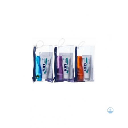 KIN SET DENTAL DE VIAJE ADULTO: KIN PASTA DENTIFRICA + CEPILLO COMPACTO