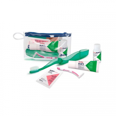 KIN SET DENTAL DE VIAJE ADULTO: KIN PASTA DENTIFRICA + CEPILLO COMPACTO