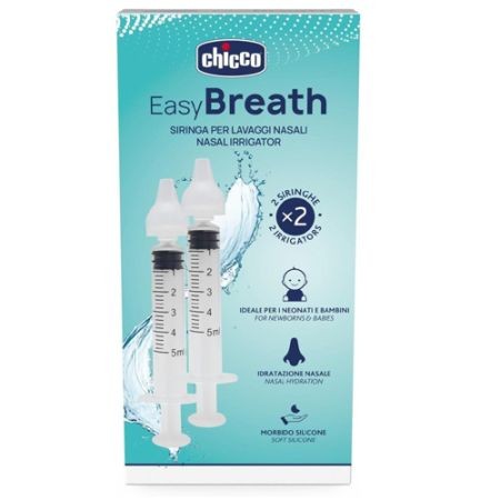CHICCO EASY BREATH JERINGA LAVADO NASAL 2 UNIDADES 5 ML