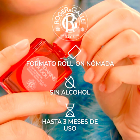 ROGER & GALLET MANDARINA DOUDOU ACEITE PERFUME ROLL-ON 15 ML