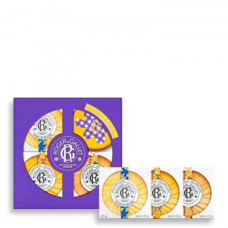ROGER & GALLET SET PASTILLAS PERFUMADAS DE  JABON VAINILLE S + NEROLI + B D'ORANGE 3 X 100 GR