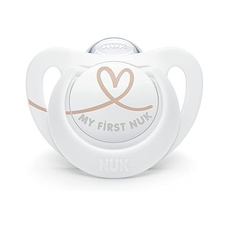 NUK CHUPETE DE LATEX CLASICO DE 0-6 MESES 2 CHUPETES