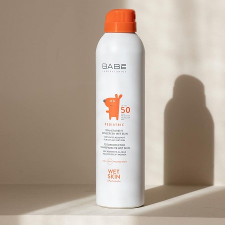 BABE PEDIATRIC FOTOPROTECTOR TRANSPARENTE WET SKIN FPS 50 SPRAY 200 ML