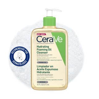 CERAVE LIMPIADOR ACEITE ESPUMOSO HIDRATANTE 473 ML