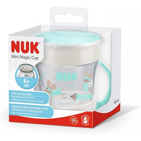 NUK  MAGIC CUP MINI +6 MESES 1 UNIDAD 160 ML