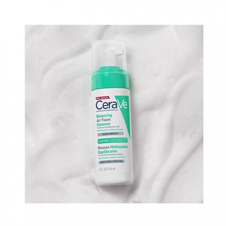CERAVE LIMPIADOR AIR FOAM REEQUILIBRANTE PIEL NORMAL MIXTA 148 ML