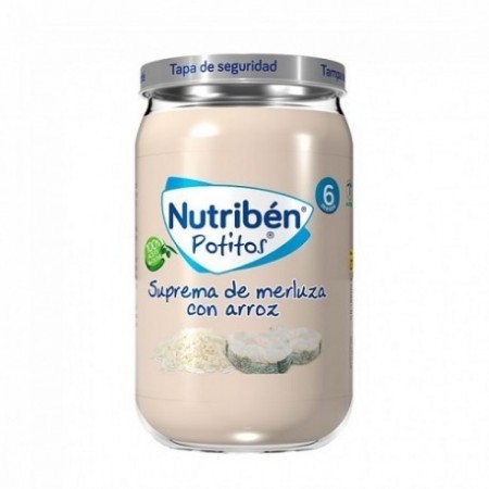 NUTRIBEN POTITO SUPREMA DE MERLUZA CON ARROZ 235 G