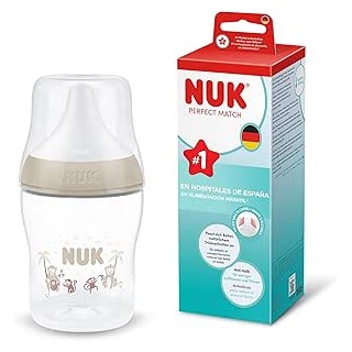 NUK BIBERON PP SILICONAPERFECT MATCH FLUJO S 1 UNIDAD 150 ML