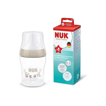 NUK BIBERON PP SILICONAPERFECT MATCH FLUJO S 1 UNIDAD 150 ML