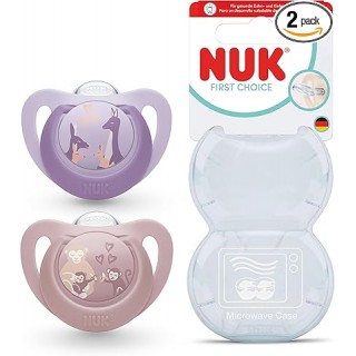 NUK CHUPETE SILICONA FIRST CHOICE 18 - 36 MESES 2 UNIDADES SURTIDO