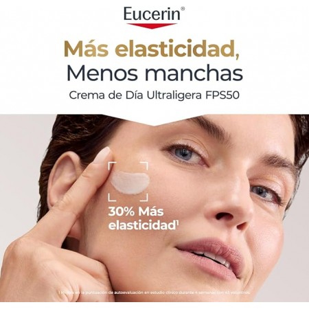EUCERIN HYALURON FILLER+ ELASTICITY SPF50 CREMA DE DIA ULTRALIGERA 50 ML