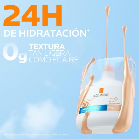 ANTHELIOS UVAIR SPF 50+ SERUM PROTECTOR SOLAR COLOR LIGHT 50 ML