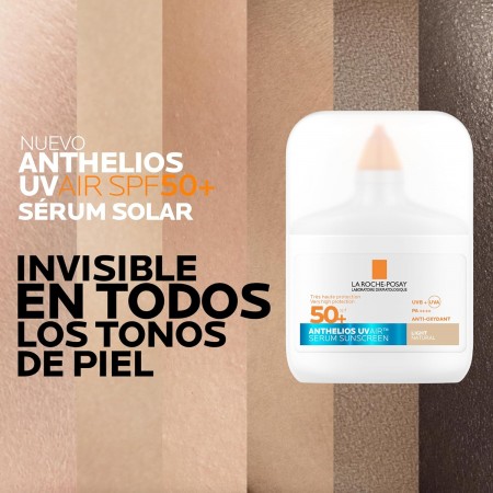 ANTHELIOS UVAIR SPF 50+ SERUM PROTECTOR SOLAR COLOR LIGHT 50 ML