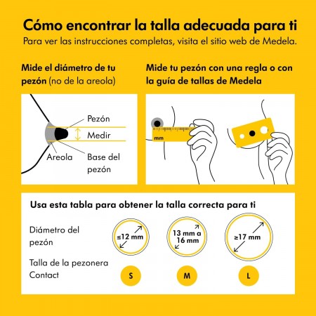 MEDELA PEZONERAS TALLA M 20MM 2 UNIDADES
