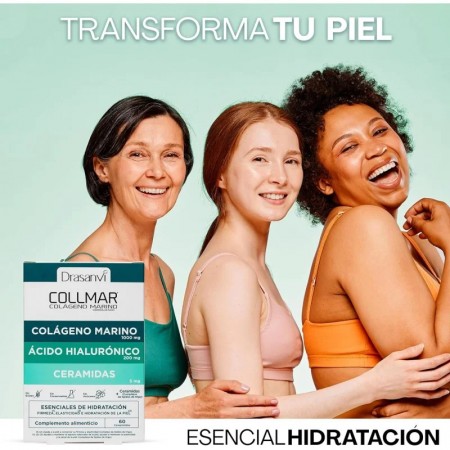 DRASANVI COLLMAR COLAGENO MARINO ACIDO HIALURONICO  + CERAMIDAS 60 COMPRIMIDOS