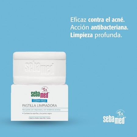 SEBAMED LIMPIADOR PASTILLA CLEAR FACE PH 5.5 100 G