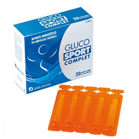 GLUCOSPORT COMPLET GLUCOSA 20 AMPOLLAS BEBIBLES 10 ML