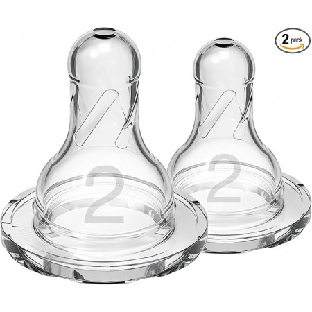 DR BROWN´S TETINA SILICONA NATURAL FLOW STANDARD NIVEL 2 +3 MESES BOCA ESTRECHA