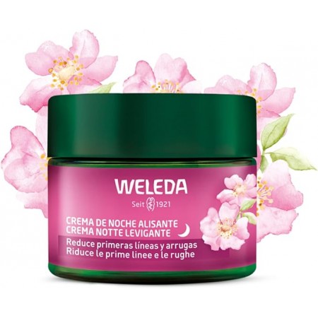 WELEDA CREMA DE NOCHE ALISANTE ROSA MOSQUETA Y TE BLANCO 40 ML