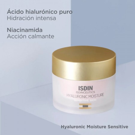 ISDINCEUTICS HYALURONIC MOISTURE CREMA PIEL SENSIBLE REFILL 50G