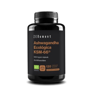 ZENEMENT ORGANIC ASHWAGANDHA KSM66 120 CAPSULAS