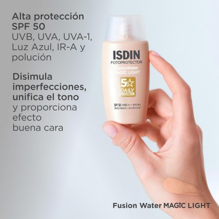 ISDIN FOTOPROTECTOR SPF50 FUSION WATER COLOR LIGHT 50ML