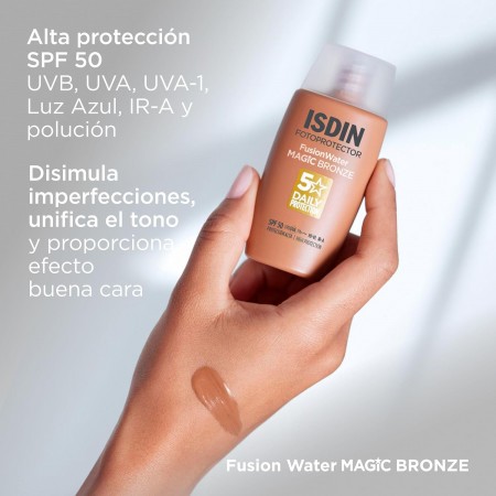 ISDIN FOTOPROTECTOR SPF50 FUSION WATER COLOR BRONZE 50ML