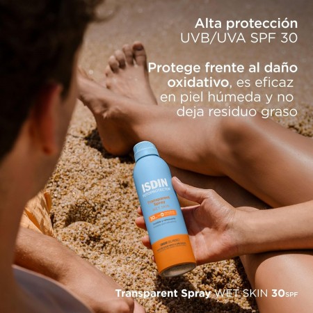 ISDIN FOTOPROTECTOR SPF30 SPRAY TRANSPARENT WET SKIN 250 ML
