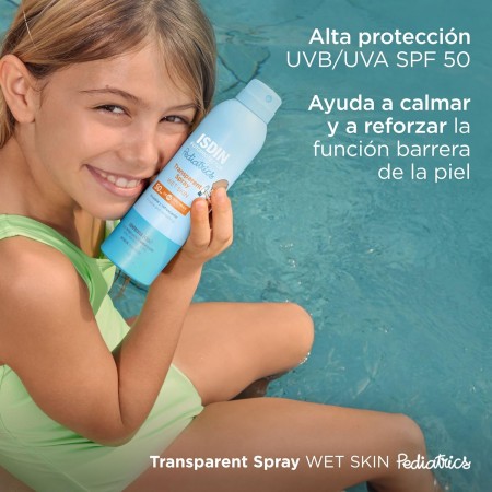 ISDIN FOTOPROTECTOR SPF+50 PEDIATRICS SPRAY TRANSPARENTE 250 ML