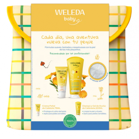 WELEDA NECESER CREMA PAÑAL 75ML + CHAMPU GEL 200ML