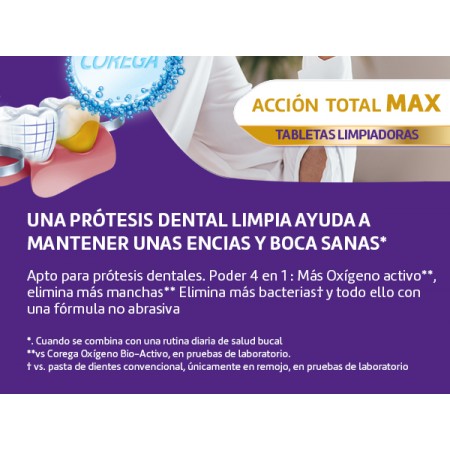 COREGA LIMPIEZA PROTESIS ACCION TOTAL 36 TABLETAS