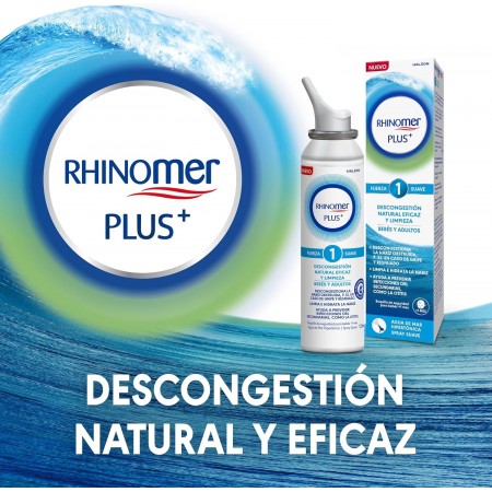 RHINOMER PLUS FUERZA 1 SUAVE BEBES Y ADULTOS SPRAY 125 ML