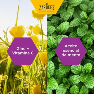 ZARBEES GARBANTA & EXT INMUNIDAD SABOR MIEL Y LIMON 24 PASTILLAS PARA CHUPAR