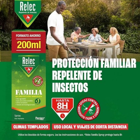 RELEC FAMILIA REPELENTE FORMATO AHORRO SPRAY 200 ML