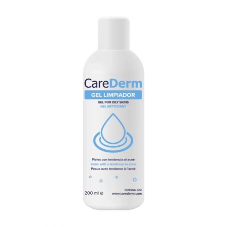 CAREDERM GEL LIMPIADOR ANTISEBORREICO PIEL ACNEICA 200 ML