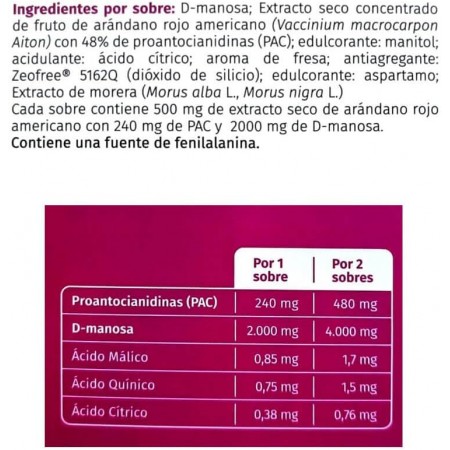 CYSTICLEAN D-MANOSA 30 SOBRES